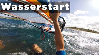 Wasserstart  WindsurfTutorial [upl. by Heathcote]