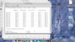 Tutorial Gretl 05 Pronosticos y Evaluacion de Pronosticos con Series de Tiempo [upl. by Neraj639]