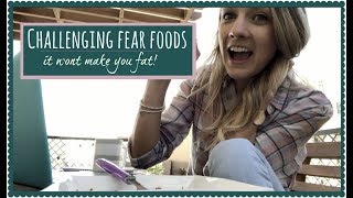 MY ANOREXIA RECOVERY  Challenging fear foods [upl. by Senga]