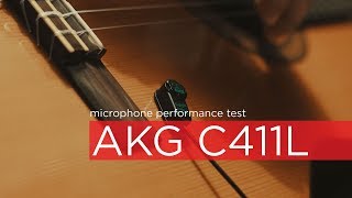 AKG C411 Instrument Microphone Performance Test [upl. by Deidre442]