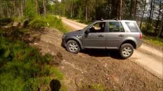 Freelander 2 LR2 Ditch Articulation and Boggy Track [upl. by Eelek]