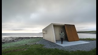 Northeast Iceland The Kopasker bird hide  Biotope architecture [upl. by Nilekcaj56]