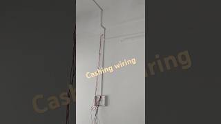 Casing wiring electrican youtubeshortsvideo wiring debasishbasak mistu [upl. by Ama]