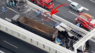 【速報】首都高での“あおり恫喝”動画拡散、トラック運転手に批判殺到 会社は「事実関係を確認中」【首都高】【煽り運転】 [upl. by Sicnarf46]