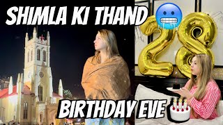 Shimla Mall Road pe hua Thand se Bura Haal 🥶Birthday Eve 🎂 Namish Richa Vlogs 💕 [upl. by Hayton298]