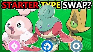 Giving Starter Pokemon NEW Types [upl. by Burnsed]