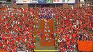 Clemson Football Hill Intro Video [upl. by Aiekat]