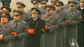 Vremya News USSR Leader Leonid Brezhnev Funeral Программа время 15111982 [upl. by Nilknarf]