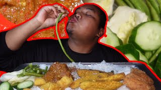 LEPAS SIAP KERJA TERUS ISTRI AKU HIDANG NASI AYAM PENYET 🤤🤤 TAPI  mukbang malaysia [upl. by Derwood]