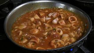 Calamari Marinara with Marco Barbaro [upl. by Aerised]