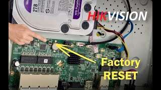 Hikvision NVR Password Reset  How to Reset Hikvision NVRDVR Password to default setting 2024 [upl. by Wiburg]