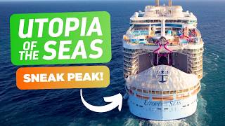 Boarding the world’s newest cruise ship 7 hours on Utopia of the Seas [upl. by Nylanej]