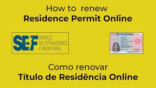 How to renew Residence Permit Online Easy and Complete Explanation  HD [upl. by Danae]