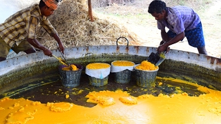 Jaggery Production Process  Traditional Jaggery Making Process [upl. by Letitia]