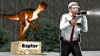 DINOSAURS ARE AFTER ME IN A MUSEUM Garrys Mod [upl. by Nyberg]