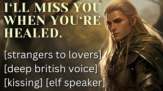 Elf Ranger Heals You and Falls In Love m4a asmr deep UK voice strangers to lovers kissing [upl. by Yemac]