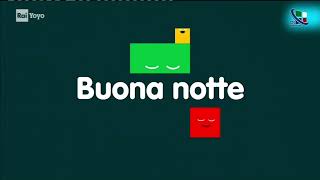 Rai Yoyo  Buonanotte inizio programmazione notturna [upl. by Hesler]