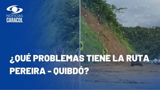 Tras derrumbe en Chocó viajeros transitan por la vía entre Pereira y Quibdó [upl. by Specht]