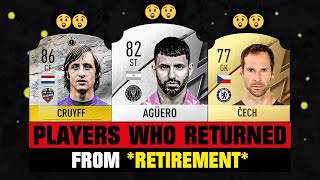 FOOTBALLERS Who RETURNED From RETIREMENT 💀😲 [upl. by Celka]