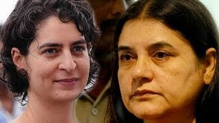 Maneka Gandhi Hits Back At Priyanka Gandhi [upl. by Endaira85]