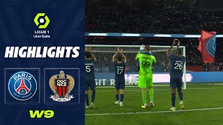 PARIS SAINTGERMAIN  OGC NICE 2  1  Highlights  PSG  OGCN  20222023 [upl. by Jovia]