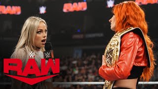 Nia Jax wants a match against Becky Lynch or Liv Morgan Raw highlights April 29 2024 [upl. by Eitsyrk513]