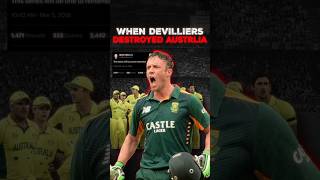 When AB De Villiers Destroyed Australia [upl. by Debarath]