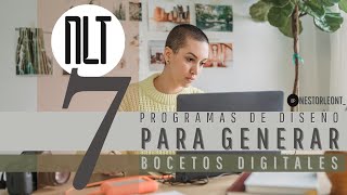 Siete programas de diseño para generar bocetos digitales por Néstor León T [upl. by Sams414]