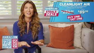 Americas Steals and Deals  CleanLight Air BOGO [upl. by Natascha]