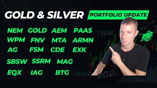 Gold amp Silver Portfolio Update  Miners vs Metals  Silver Flushes [upl. by Wilone726]