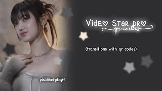 Video Star Pro transitions  W qr codes 🗞️🤍 [upl. by Loralie969]