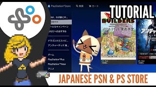 HOW TO CREATE A JAPANESE PSN ACCOUNT  Tutorial PS4 [upl. by Anekahs]