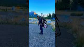 Doing the preflight checks on the paramotor paramotor paramotoring paramotorpilot [upl. by Paff385]