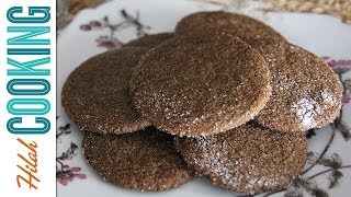 How to Make Ginger Snap Cookies  Hilah Cooking [upl. by Beitz]