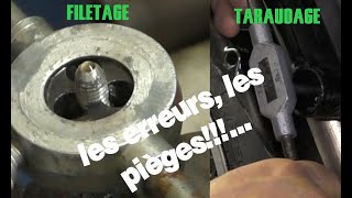 Comment faire un filetage et un taraudage [upl. by Roxine2]