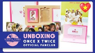 Unboxing TWICE OFFICIAL FANCLUB ONCE 1st generation Goods [upl. by Nahsar61]