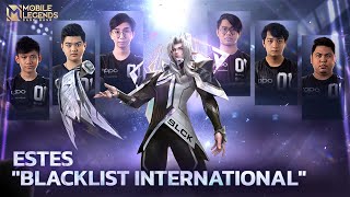 New Skin  Estes quotBlacklist Internationalquot  Mobile Legends Bang Bang [upl. by Hilliard957]