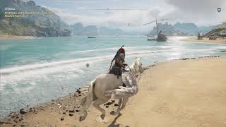 Assassins Creed Odyssey Find Gyke and Captain Gelon Ship Shark Tooth [upl. by Anauqahs]