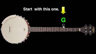 5 String Banjo Tuner How to Tune a 5 String Banjo to Open G [upl. by Aleda]