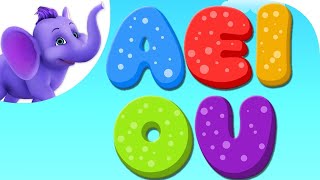 The vowel song  AEIOU  vowel song for kids [upl. by Inerney437]