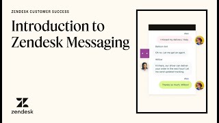 Introduction to Zendesk Messaging  Customer success resources [upl. by Artenal89]