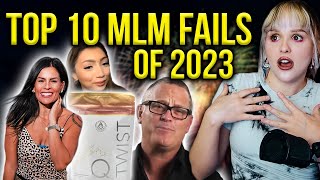 TOP 10 MLM FAILS OF 2023 [upl. by Alyhs]