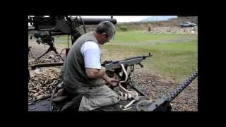 Albany 2013 M1895 quotPotato diggerquot belt fed machine gun [upl. by Euqinommod]