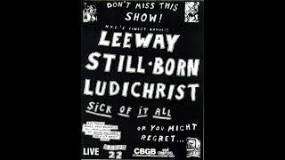 Leeway US Live  CBGBs NYC March 22nd 1987 Killer metallic NYHC [upl. by Nasya]