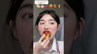 Mukbang cùng Quỳnh Truong ăn theo icon 🥟🍜🍫🍪mukbang food xuhuong eating fyp trending shorts [upl. by Ron657]