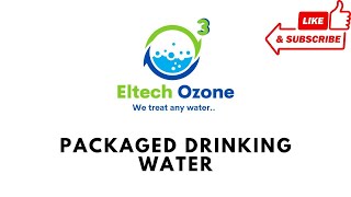 Eltech Ozone Generator for Packaged Drinking Water Plant [upl. by Forkey]