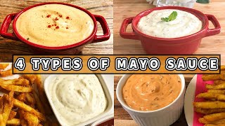 4 Amazing Mayo Dips amp Sauces  Mix It Dip It Love It  Easy DIY Dipping Sauces [upl. by Latin]