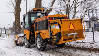 Worlds Best Sidewalk Tractor The Trackless MT7 Municipal Tractor [upl. by Ybbob315]