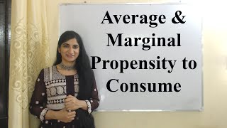 Average amp Marginal Propensity to Consume [upl. by Erlinna840]