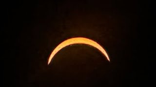 I’m not exaggerating Total Solar Eclipse from HamiltonOntario [upl. by Lleret897]